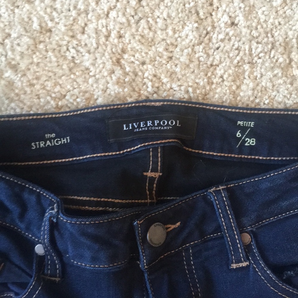 Liverpool straight legged jeans.